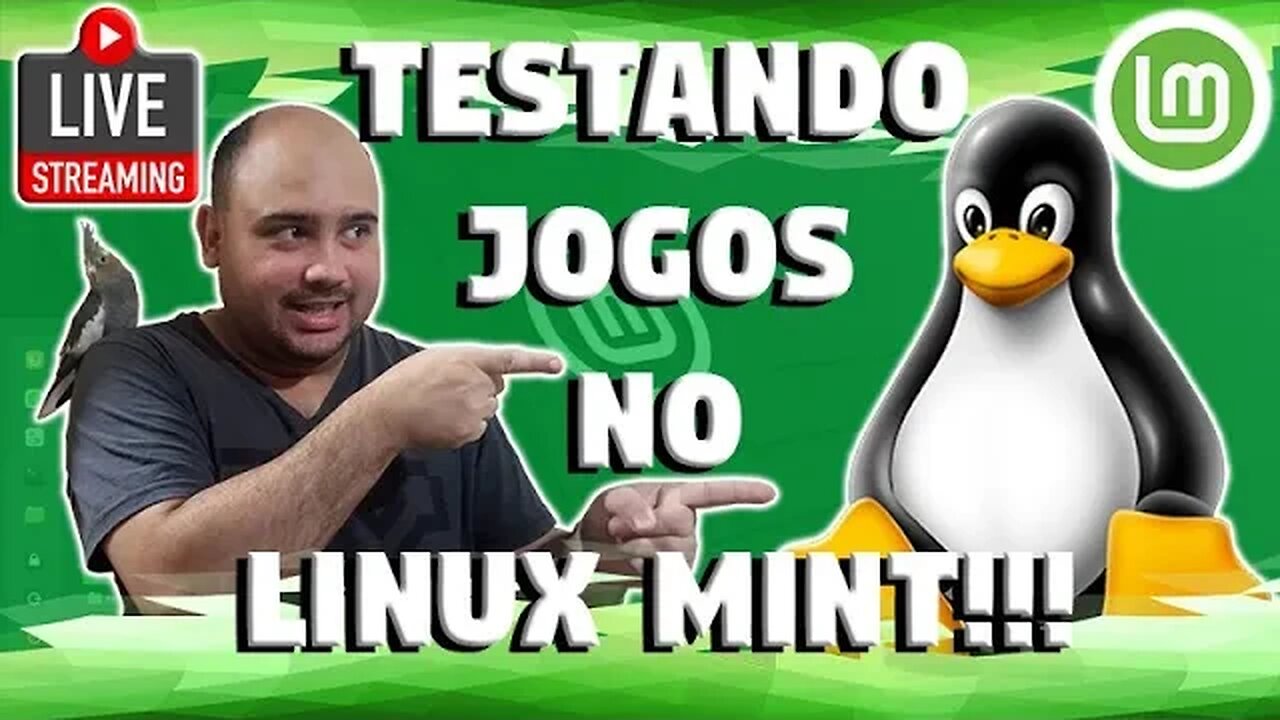 PASSANDO VERGONHA COM O LINUX MINT AO VIVO!