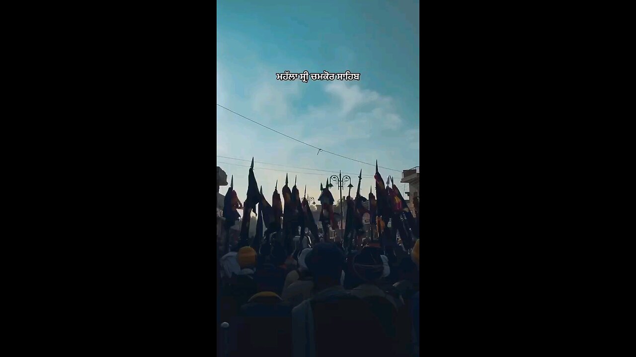 Beautiful Blue Army Of Sri Guru Gobind Singh Ji