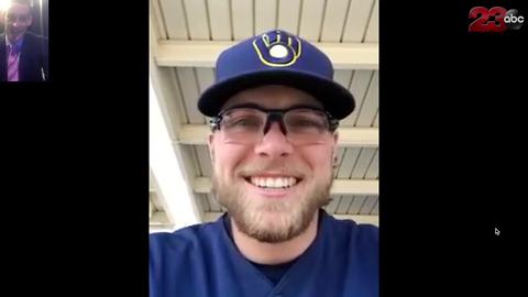 Brewers pitcher Corbin Burnes gives an update from Spring Training