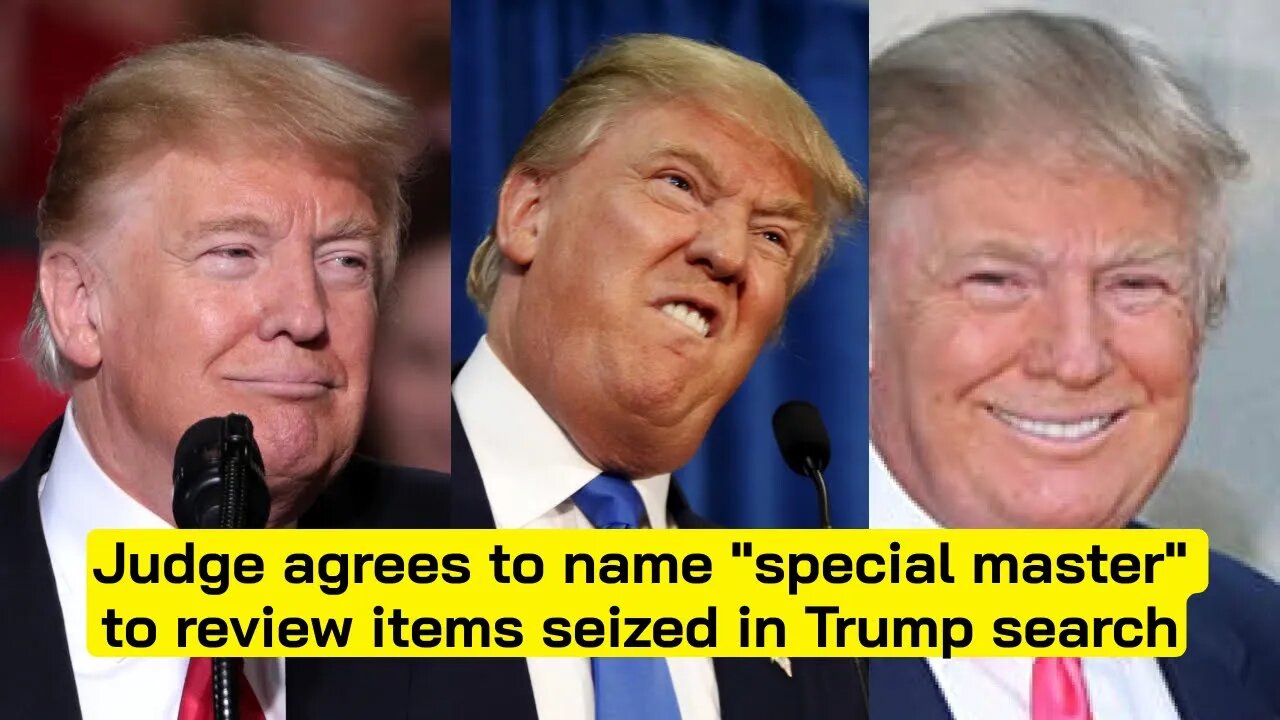 Judge agrees to name "special master" to review items seized in Trump search #trump #trumpnews #news