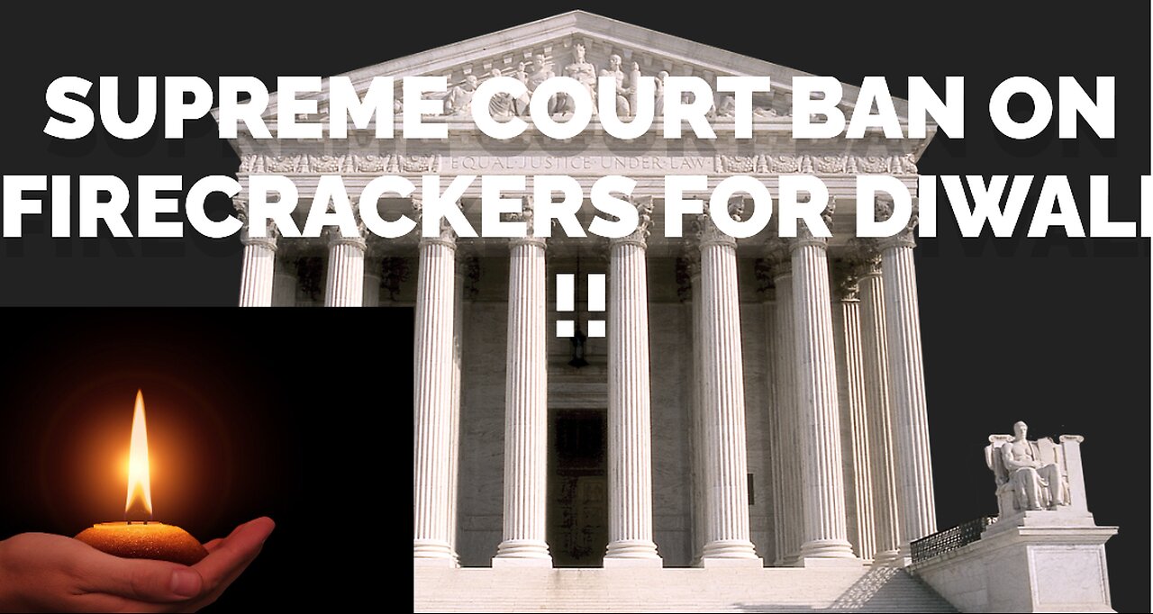 Supreme Court Ban on Firecrackers for Diwali Explained by finance guruji #diwali #supremecourt