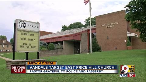 Vandals target East Price Hill church