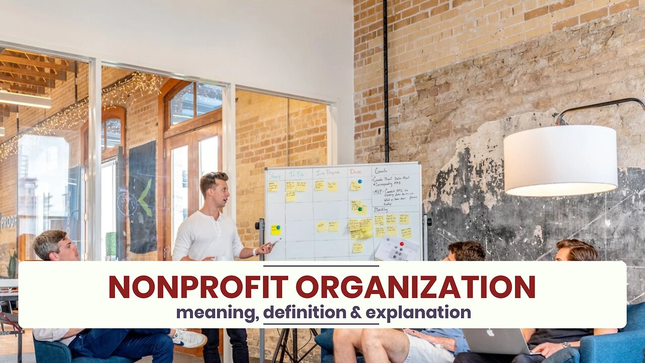 What is NONPROFIT ORGANIZATION?