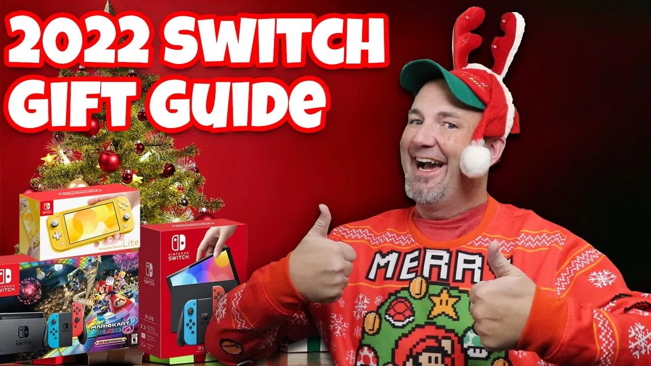 Nintendo Switch, Switch Lite, & Switch OLED 2022 Gift Guide!
