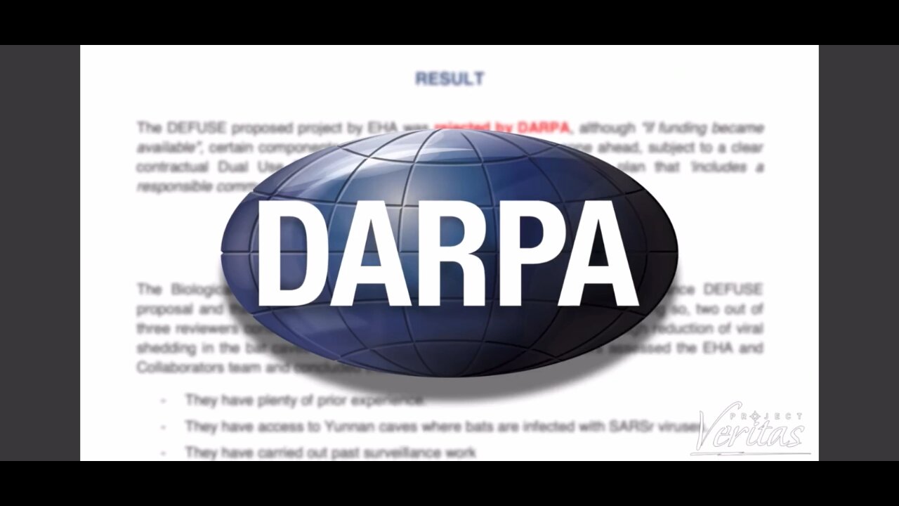 BOMBSHELL REPORT: Project Veritas - Exposing Pentagon Documents Proving Gain Of Function Research