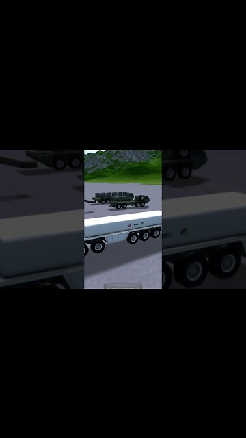 Destroying Fuel Truck in the Water | Turboprop Flight Simulator #shorts