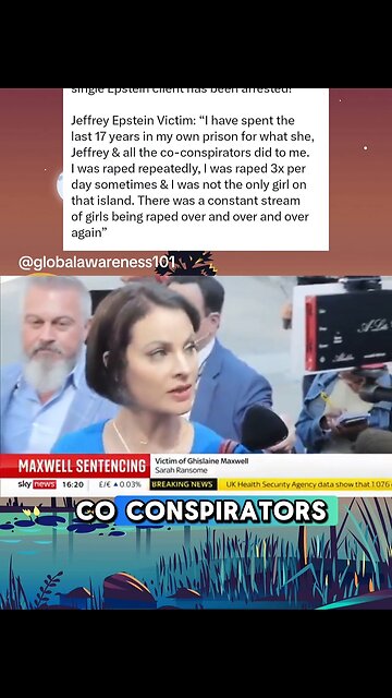 Victim of Jeffrey Epstein and Ghislaine Maxwell, “dungeon of sexual hell”