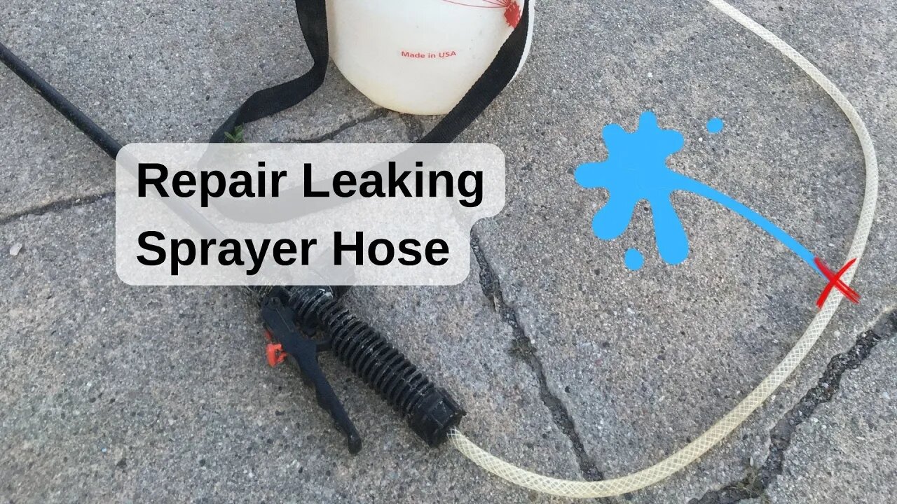 Lawn, Garden, Pest Control Sprayer Hose Repair