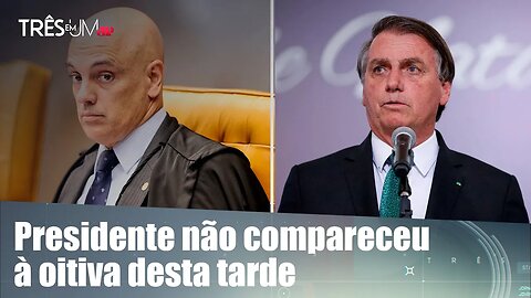 Moraes rejeita pedido de ausência de Bolsonaro em depoimento à PF