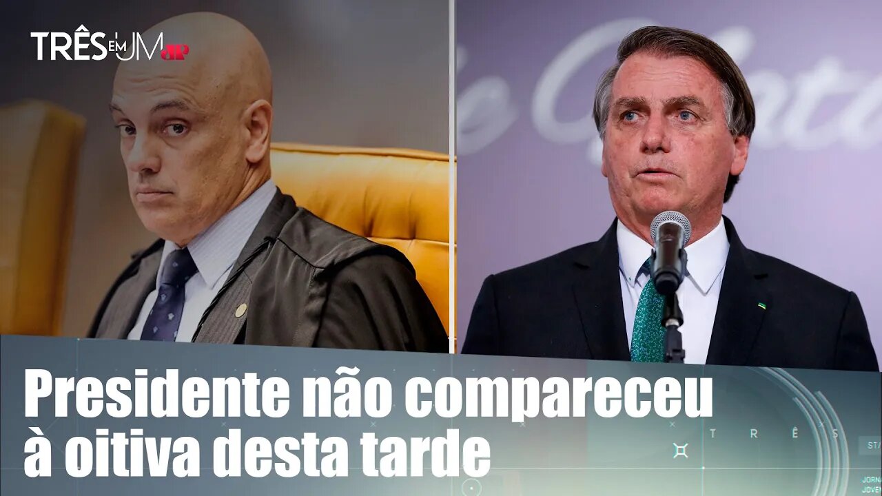 Moraes rejeita pedido de ausência de Bolsonaro em depoimento à PF