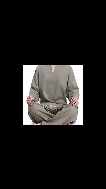 BUDDHA STONES MEDITATION PRAYER SPIRITUAL ZEN PRACTICE YOGA CLOTHING MEN'S SET
