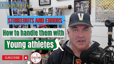 Coaching Tip -Strikeouts and Errors- How 2 handle them with young athletes #baseball #youthbaseball