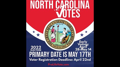 North Carolina Voter Registration Deadline and Primary Date