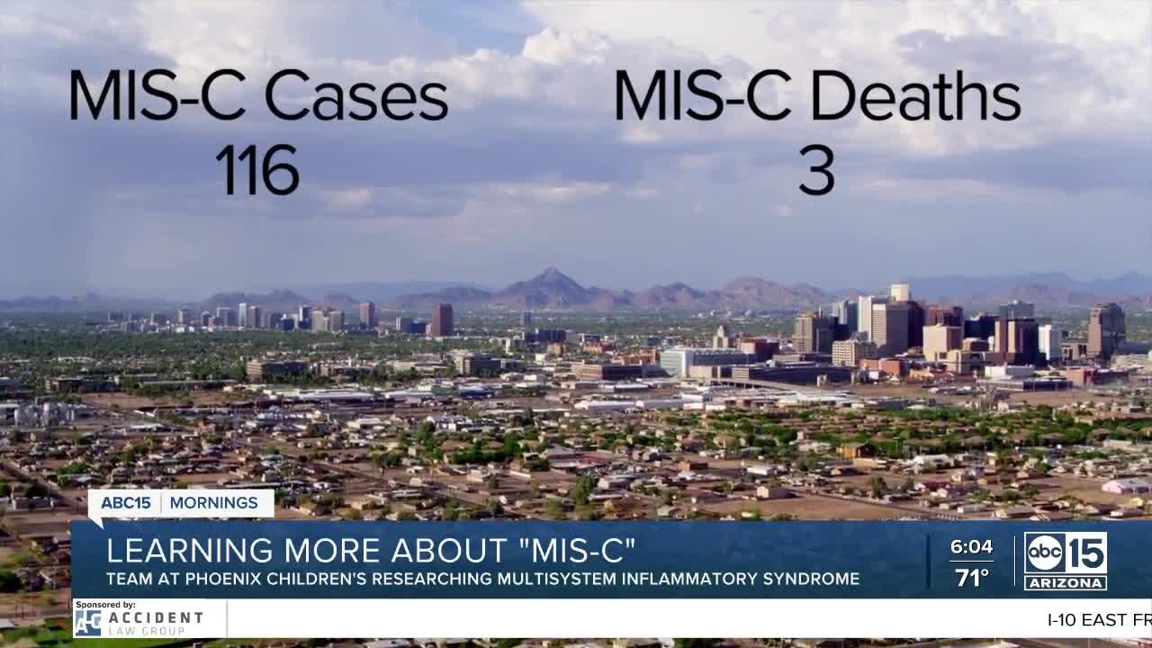 Phoenix Children's learning more about MIS-C