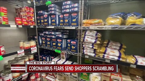Coronavirus fears send shopper scrambling