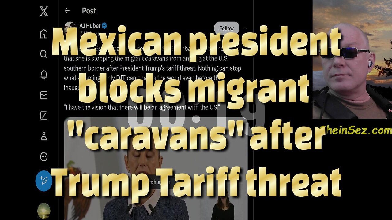 Mexican president blocks migrant "caravans" after Trump Tariff threat-723