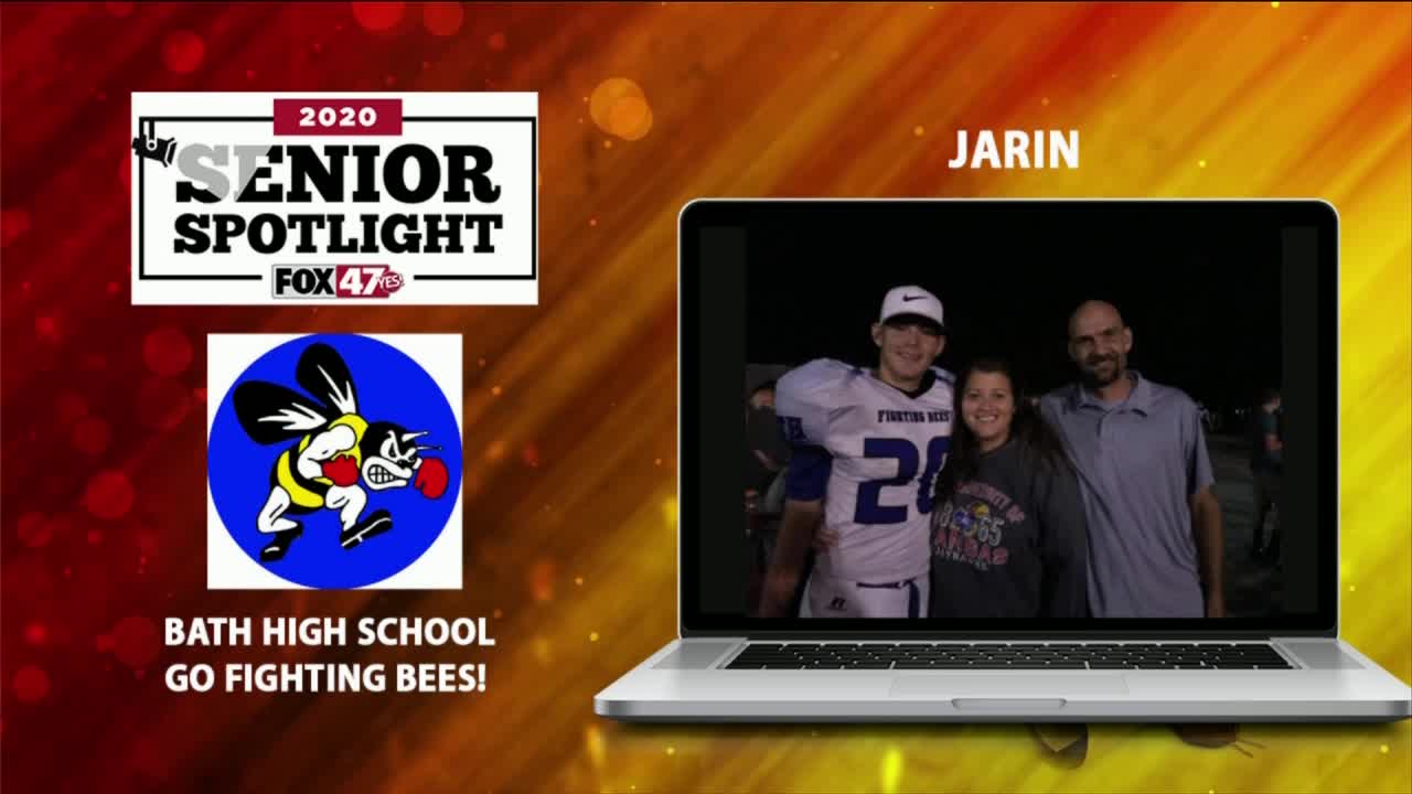 Bath High School Senior Spotlight - Jarin