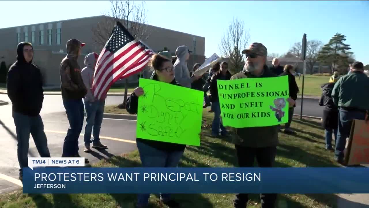 Protesters want Jefferson principal to resign