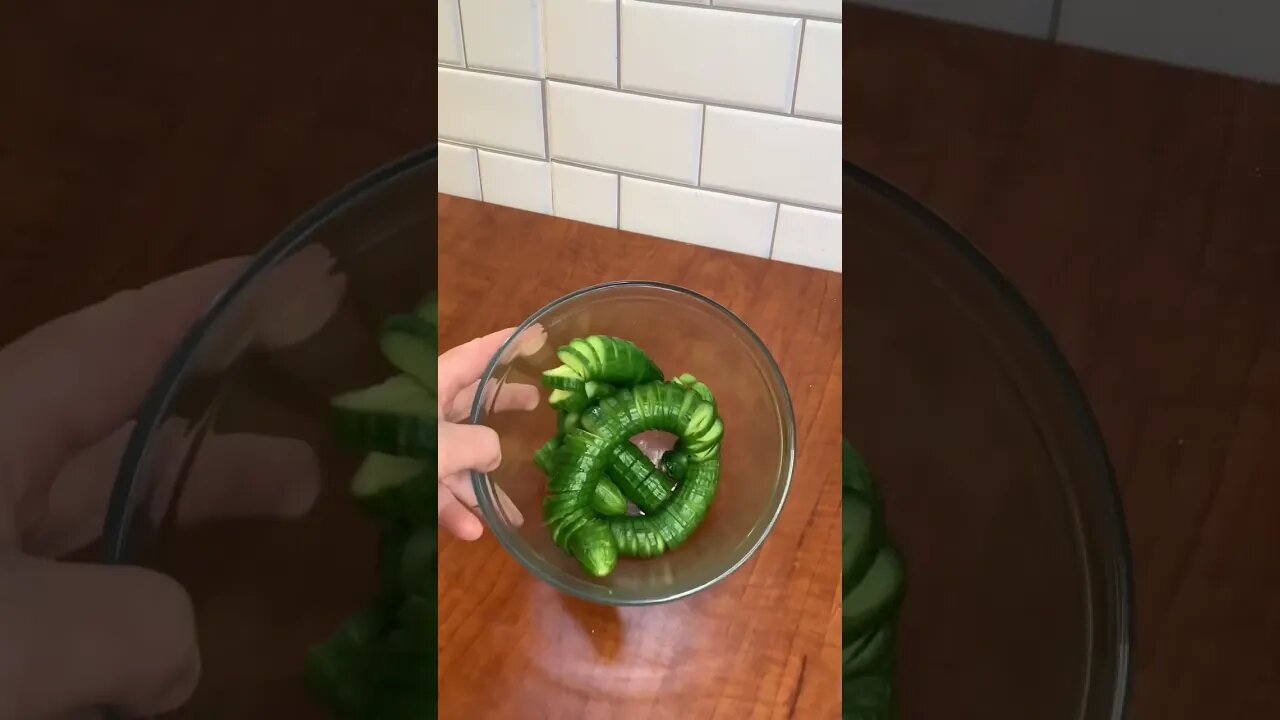 Viral Cucumber Salad | Tiktok food #shorts #keto