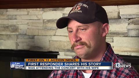 Clark County firefighter shares his story of survival