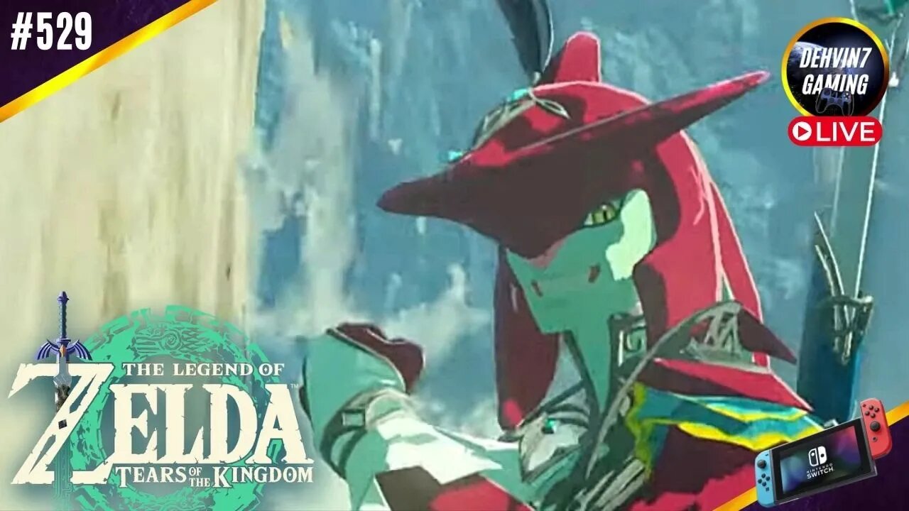 A Day at Mipha's Court and Exploring the Water Temple with Sidon! [#34] | Zelda TOTK