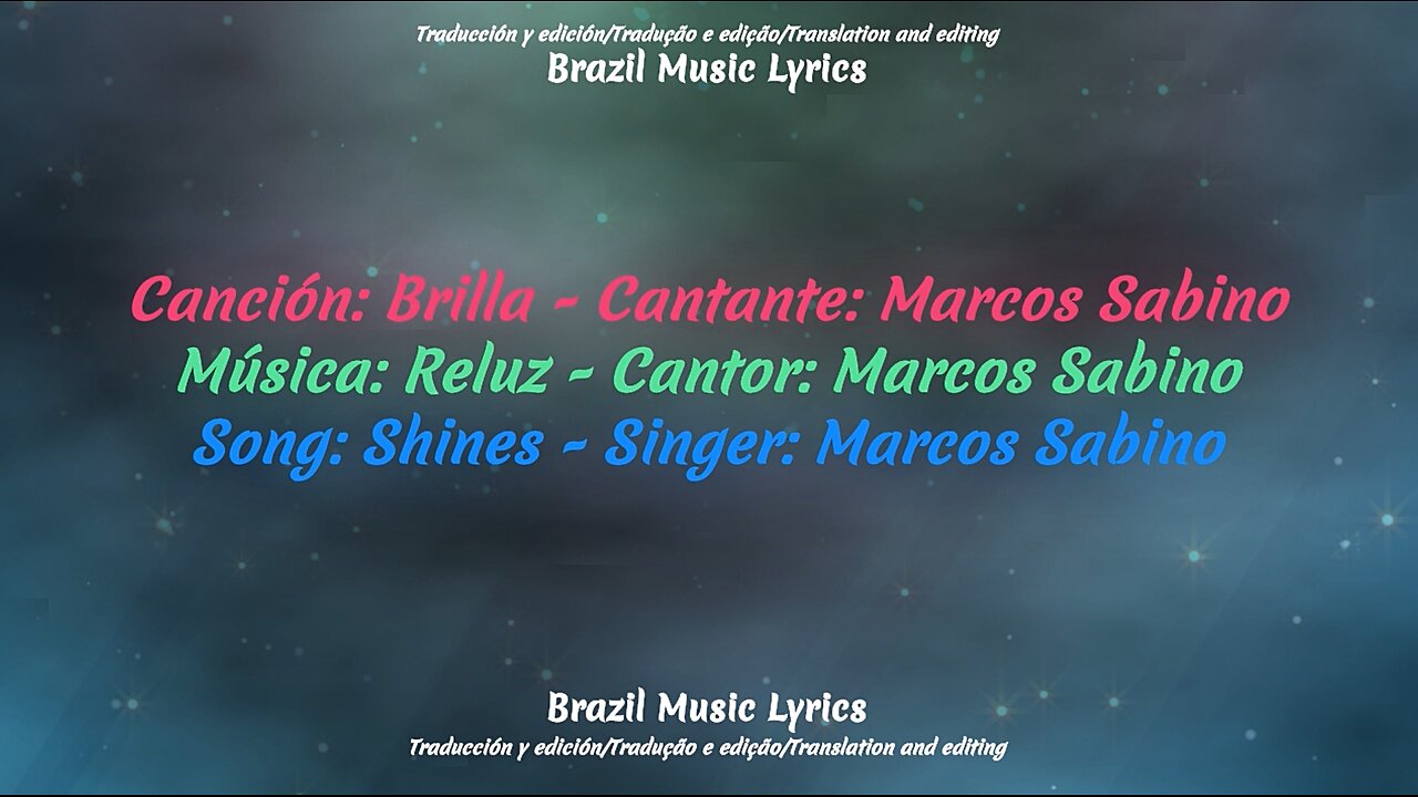 Brazilian Music: Shines - Singer: Marcos Sabino