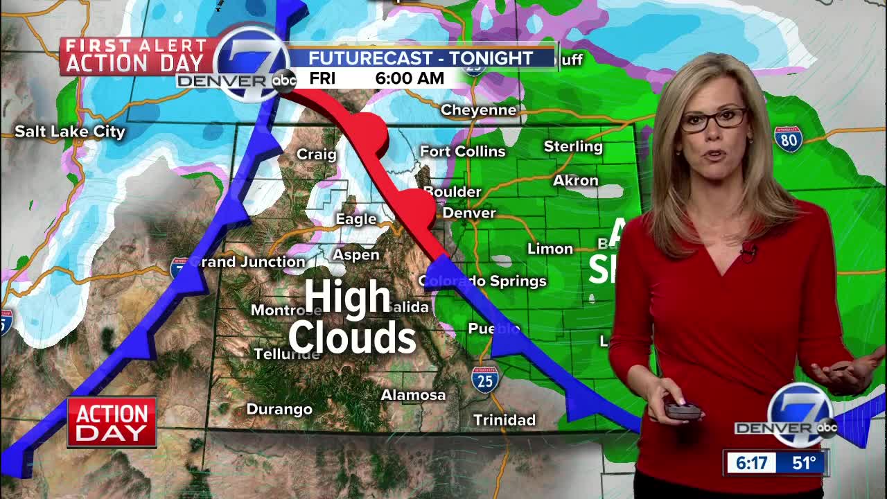 First Alert Action Day: Rain and snow ahead for Denver