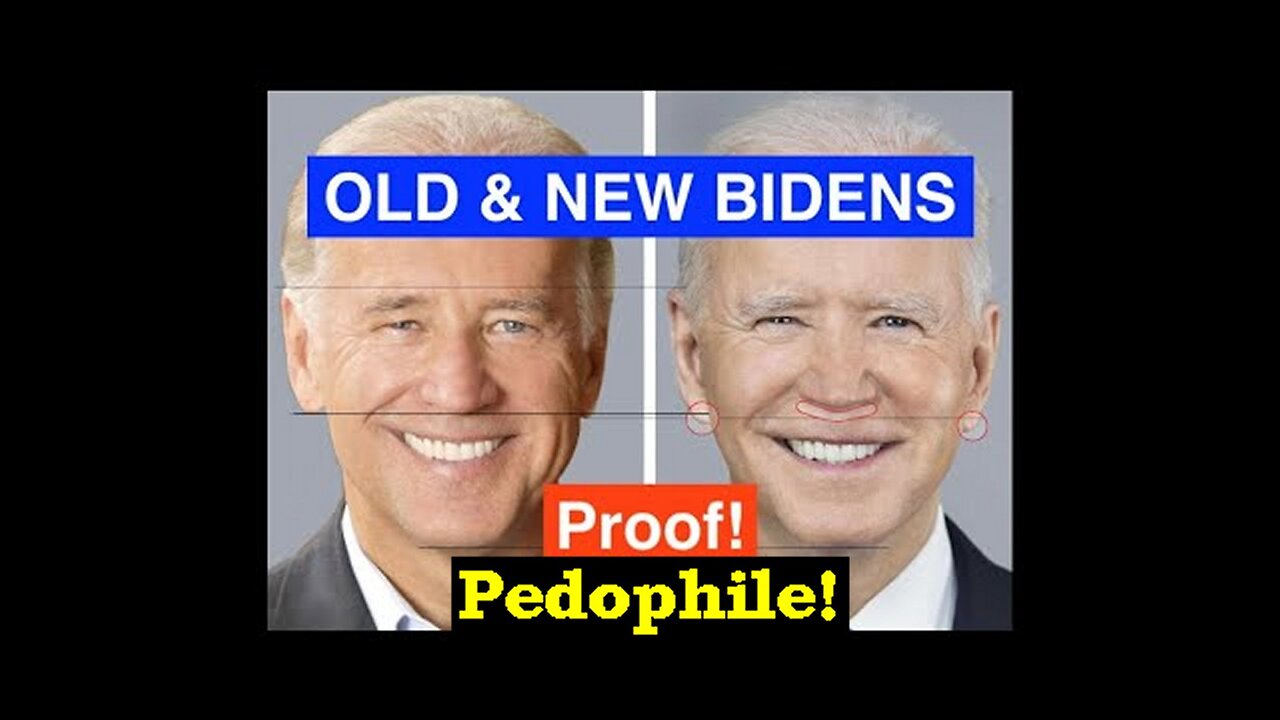 Old & New Pedophile Clone Joe Biden! Proof they are 2 different Men! [03.10.2023]