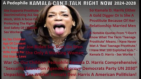 War On Our Children Kamala D. Harris Comprehensive Sexuality Education Agenda