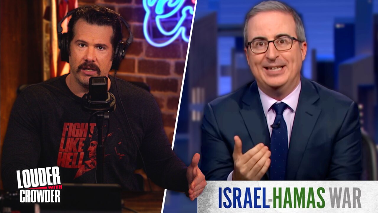 REBUTTAL: Destroying John Oliver's Israel/Hamas Propaganda Video!