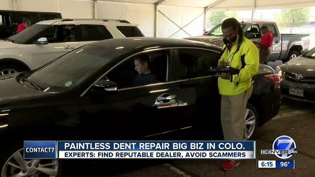 Paintless dent repair experts: find a reputable shop and avoid the fly-by-night 'storm chasers'