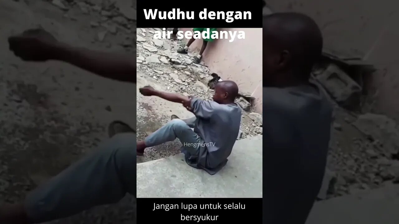 Wudhu dengan air seadanya #shorts #fyp #viral