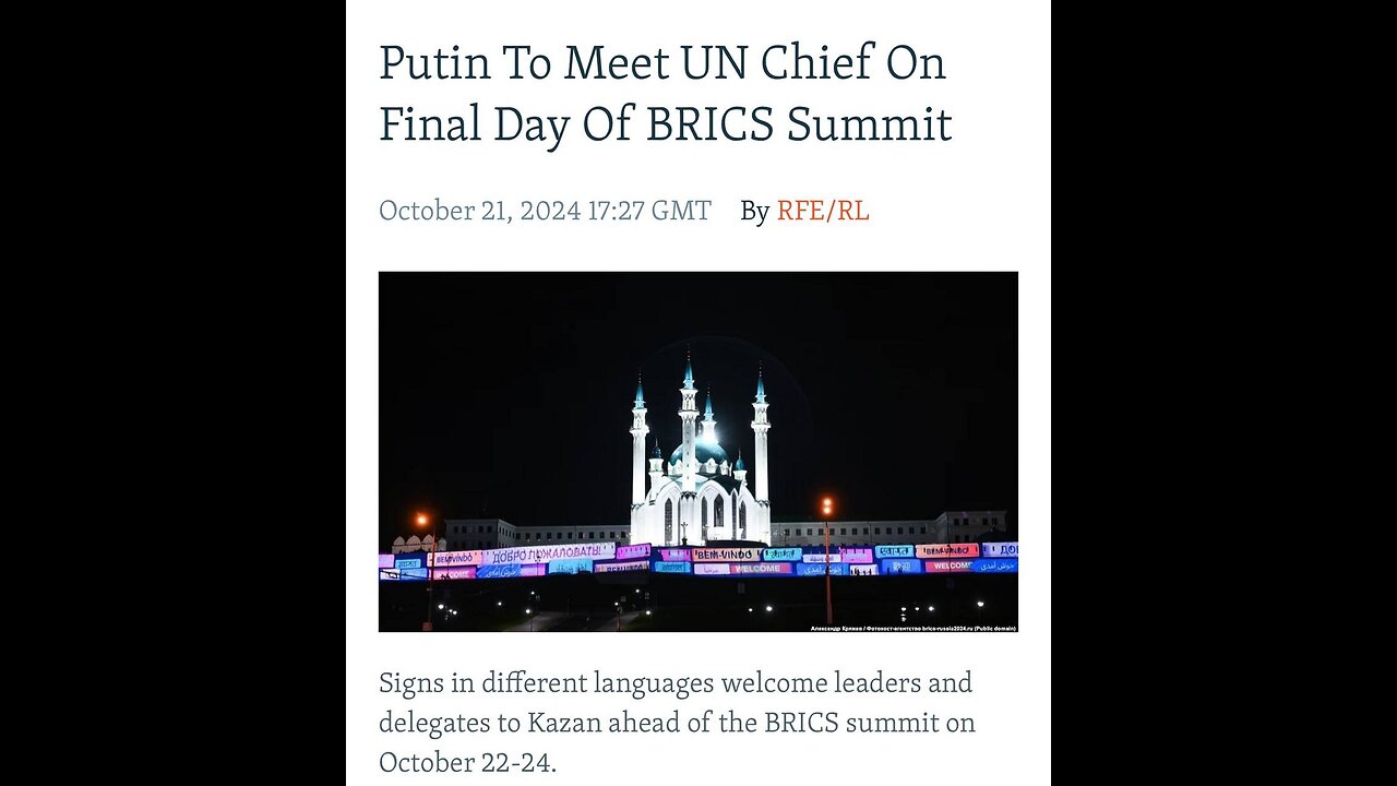 ⚠️⚠️⚠️ Putin and Xi shake hands and share smiles at BRICS summit in Russia.