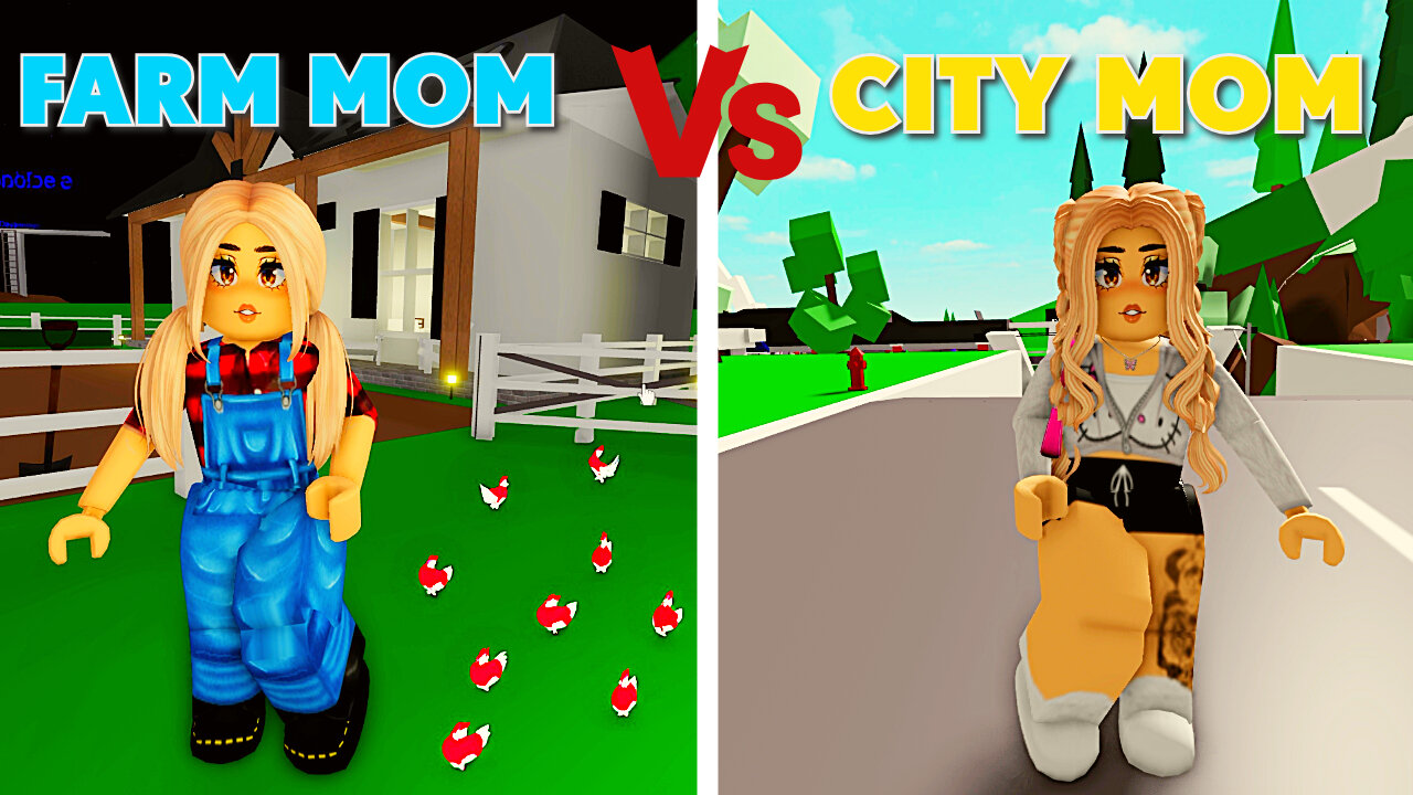 CITY MOM TO FARM MOM ROBLOX BROOKHAVEN 🏡RP