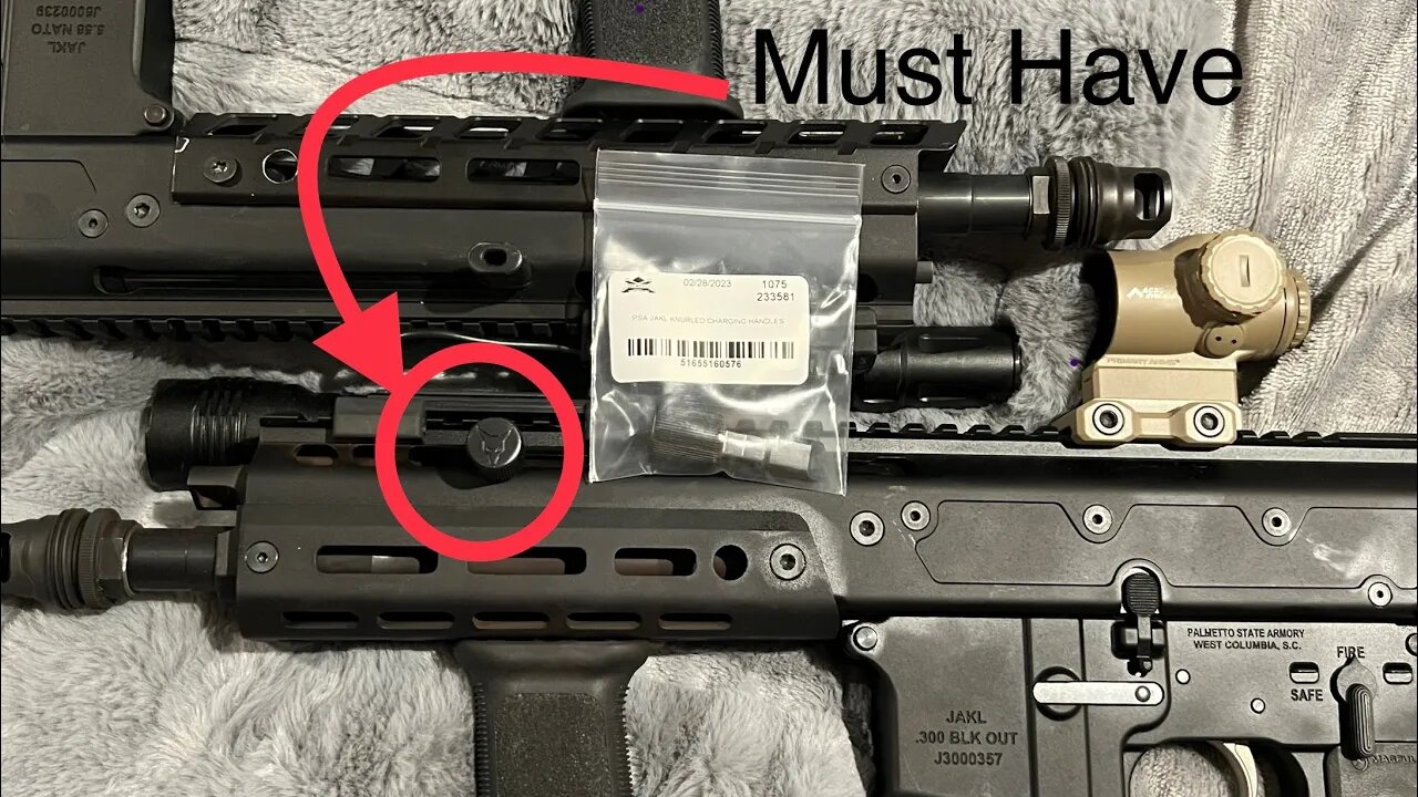 PSA JAKL Charging Handle Upgrade