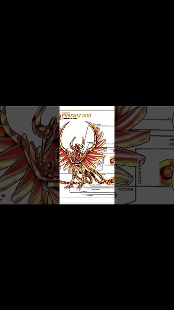 Os Cavaleiros Do Zodíaco - Armadura De Phoenix - Ikki [Pause o Vídeo Caso Não Consiga Ler]