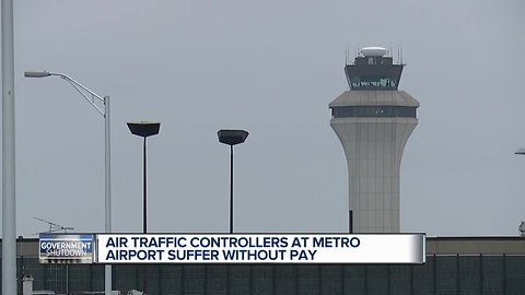 Air traffic controllers at Detroit Metro Airport hit hard by government shutdown