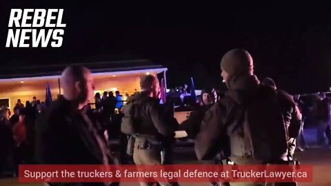 Authorities move in on Coutts where the blockade is in effect, purpose still unknown