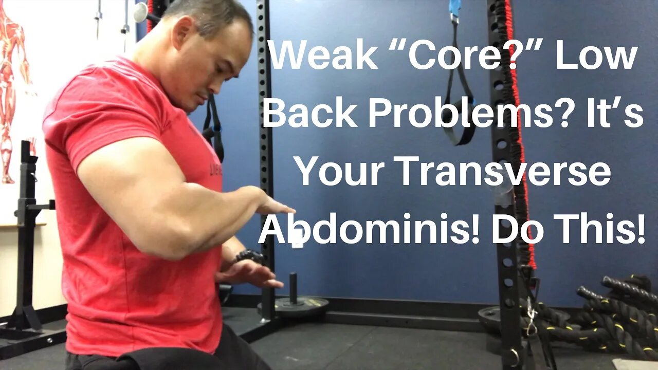 Weak “Core?” Low Back Problems? It’s Your Transverse Abdominis! Do This! | Dr Wil & Dr K