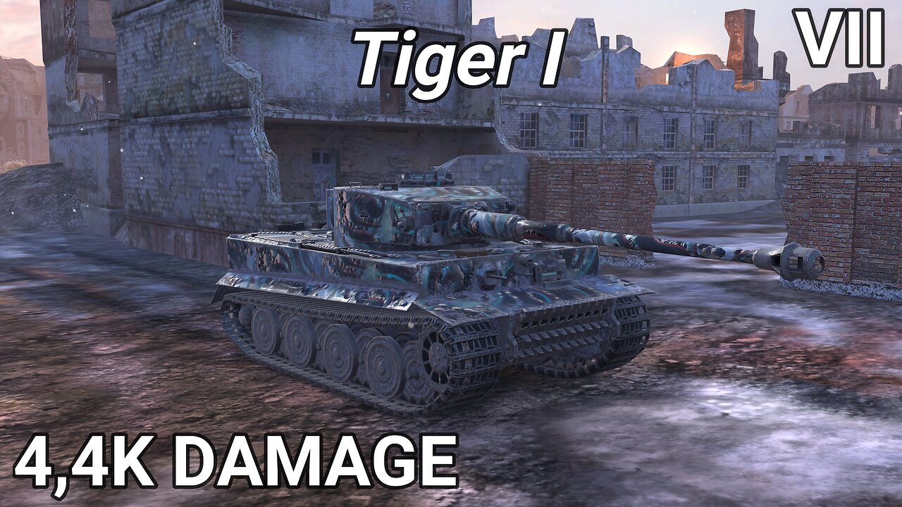 Tiger I • 4.4K DAMAGE • WoT Blitz