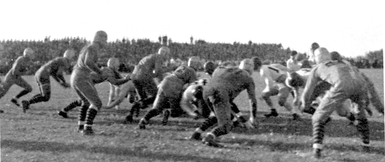 November 18, 1933 - 'Monon Bell Memory' : DePauw (A Team of Destiny) vs. Wabash