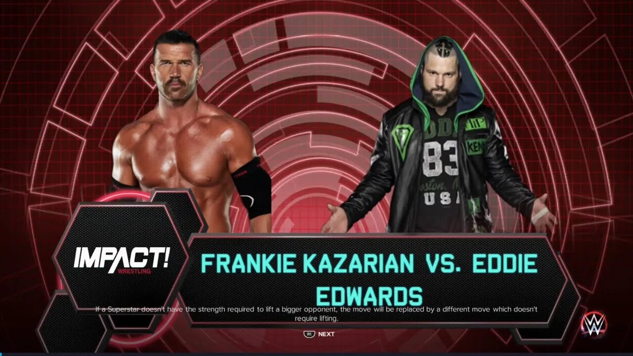 Impact Wrestling Eddie Edwards vs Frankie Kazarian