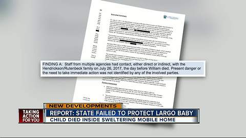 State made critical mistakes leading up to death of 8-month-old Largo boy, investigators say