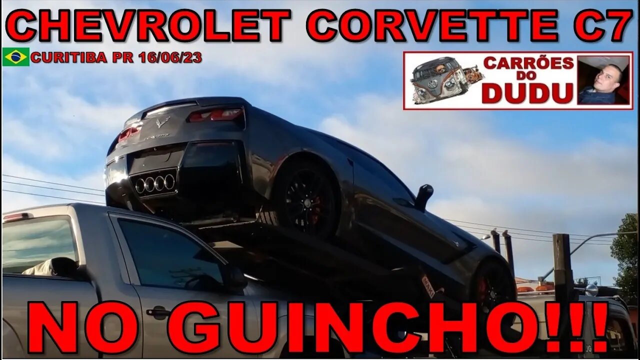 CHEVROLET CORVETTE C7 NO GUINCHO - CARRÕES DO DUDU