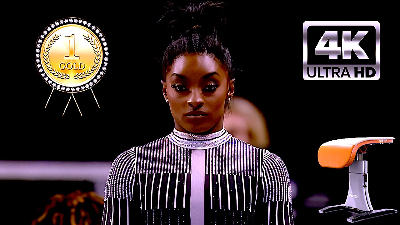 Simone BILES🇺🇸🥇Vault AA Final 2024 U.S Championships Night 1 *YDP & Cheng* (NBC.4K)