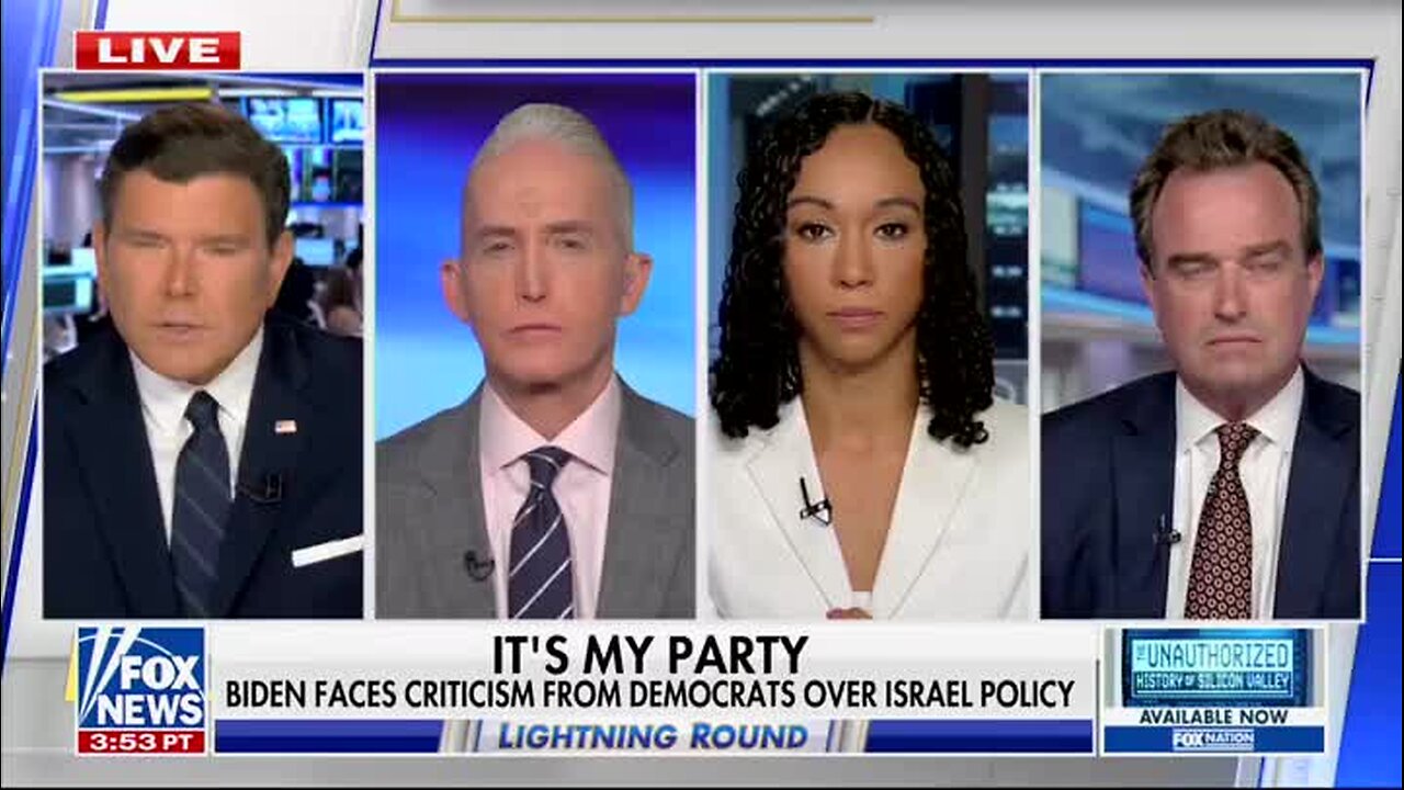 Gowdy on Biden’s Israel Policy Ahead of U.S. Presidential Election: ‘Good Luck’ with That