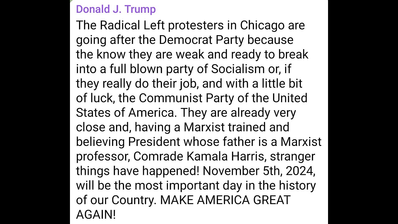 The Radical Left Marxists in Chicago...