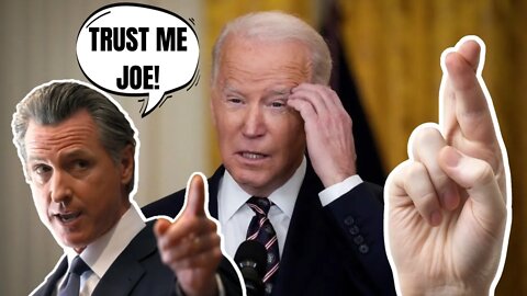 Biden Backstab?! Gavin Newsom "PROMISES" JOE He's NOT RUNNING in 2024?!