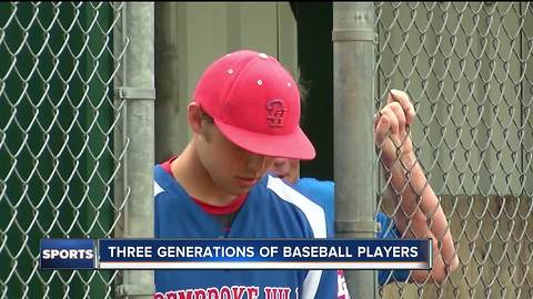 Three Generations of Baseball Players