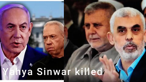 Yahya Sinwar killed today